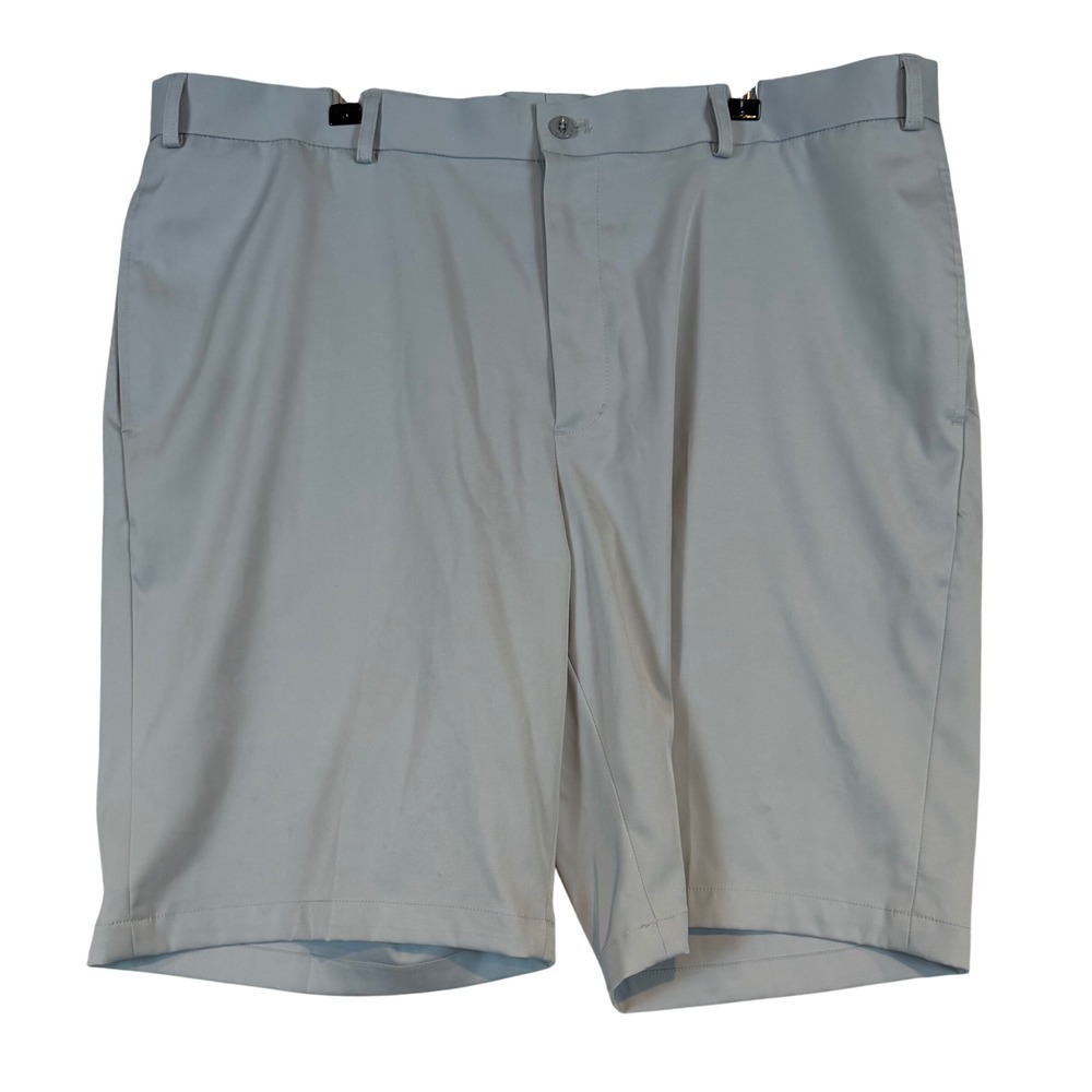 Slazenger Mens Golf Shorts Light Gray Size 40 Stretch Performance Active Dadcore